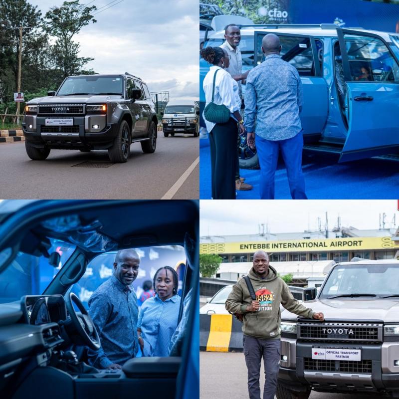 The all-new Toyota Land Cruiser Prado Amazes Jazz Enthusiasts at the dfcu Jazz in the Pearl Festival